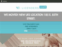 Tablet Screenshot of licenders.com